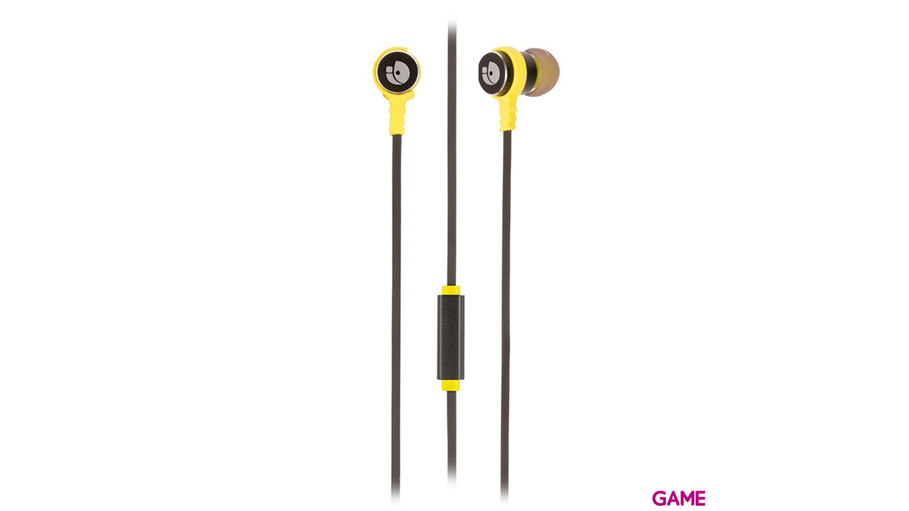 NGS Cross Rally Auriculares Dentro de oído Conector de 3,5 mm Negro, Amarillo-1