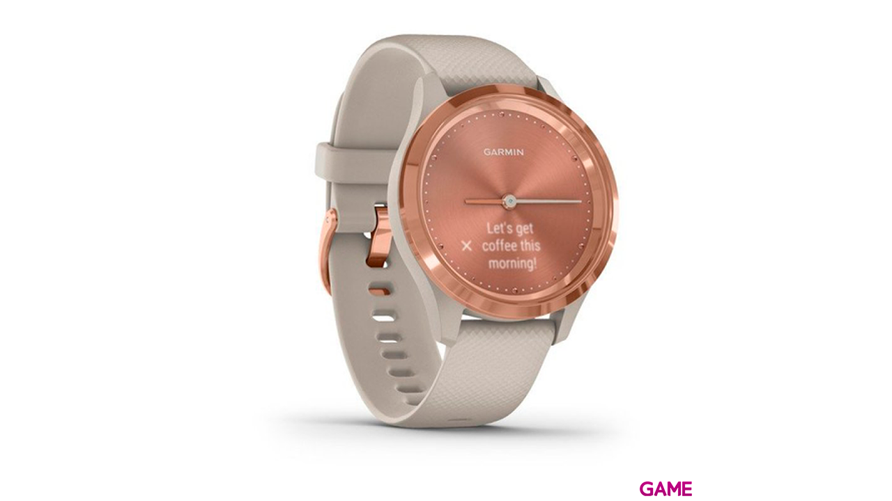 Garmin Vivomove 3S Oro Rosa Beige - Reloj Inteligente-0