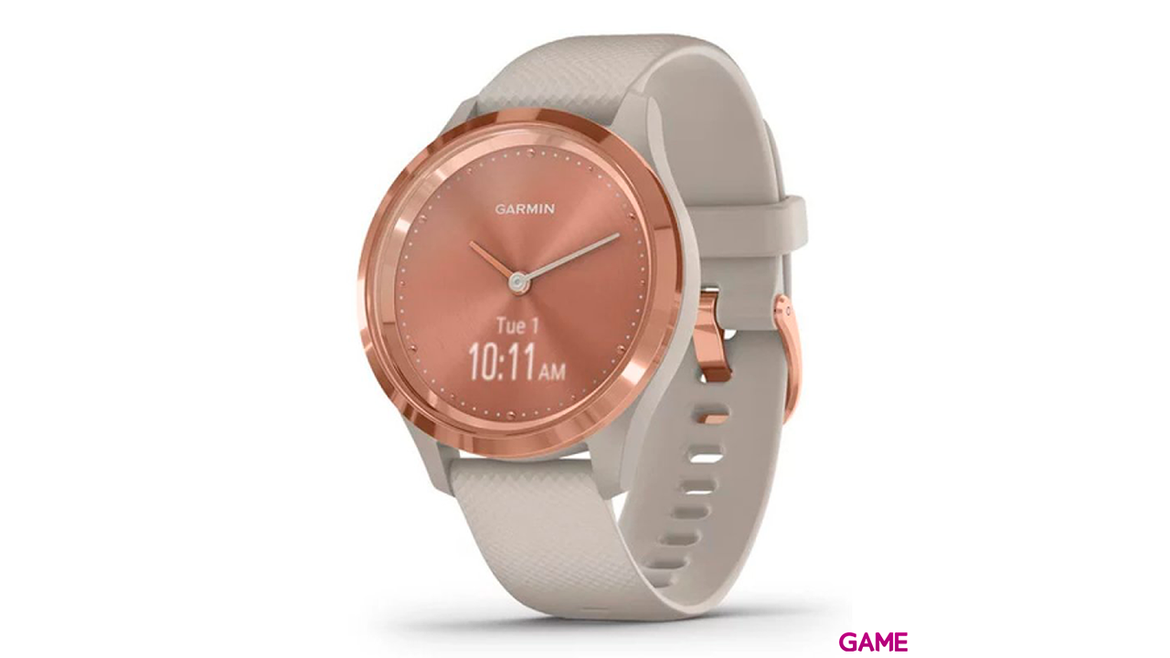 Garmin Vivomove 3S Oro Rosa Beige - Reloj Inteligente-1