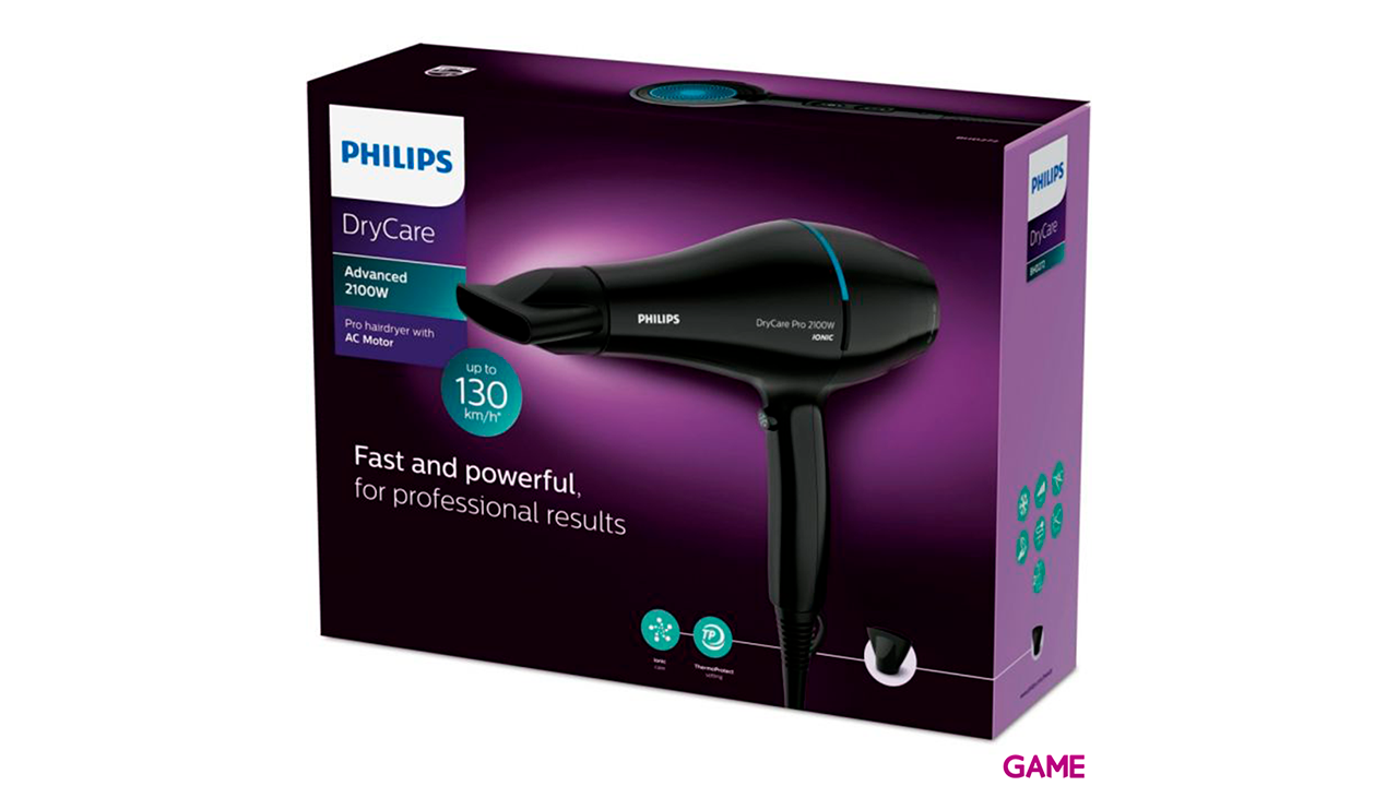 Philips DryCare Pro con motor AC de 2100 W de potencia de secado-0