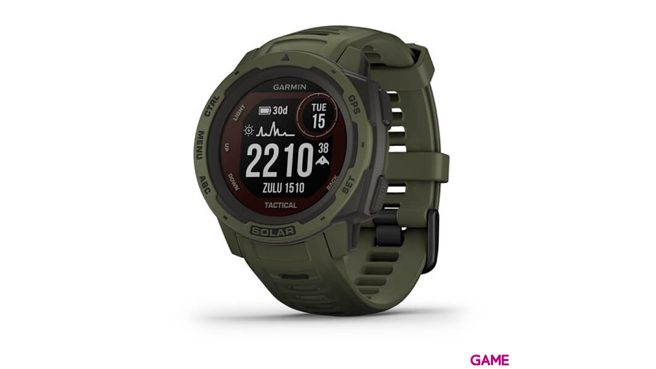 Garmin Instinct Solar Tactical Verde - Reloj Inteligente-0