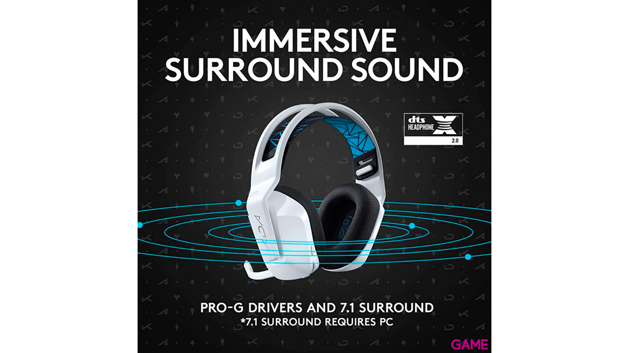 Logitech G G733 K/DA Lightspeed Wireless Gaming Headset - Auriculares gaming inalámbricos-3