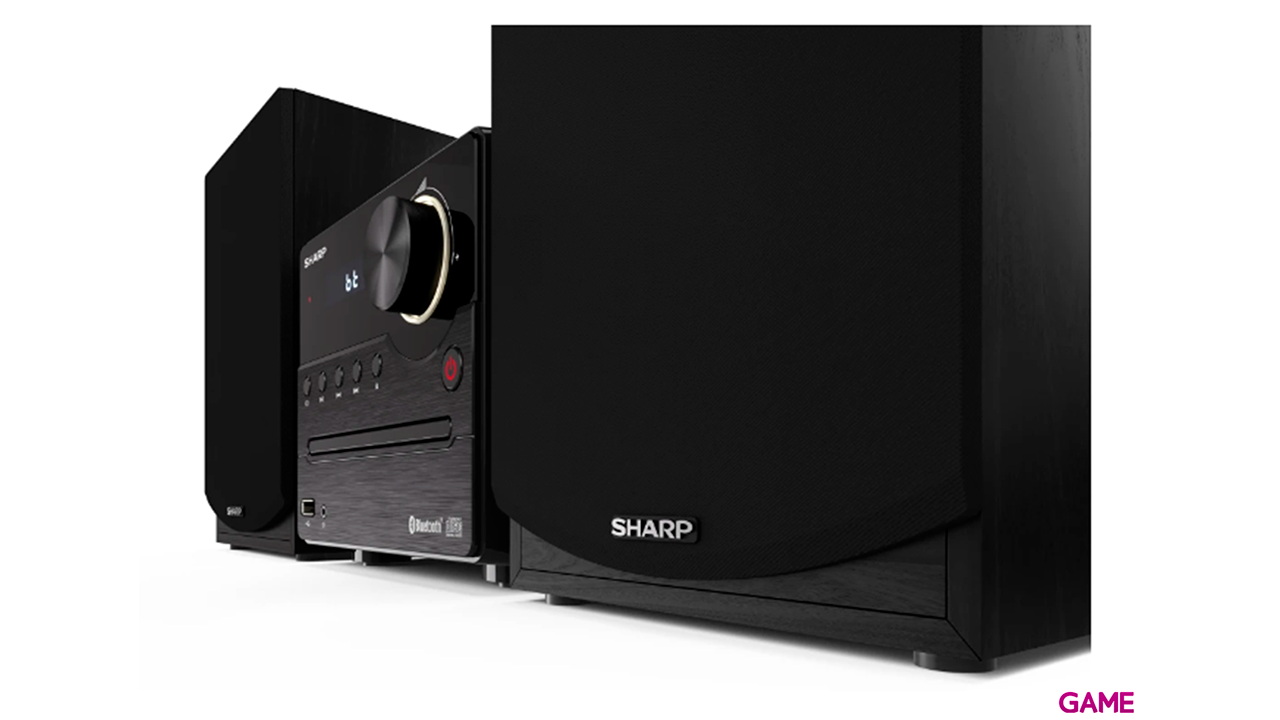 Sharp XL-B512BK Micro Sound System 45w Negro - Microcadena-1