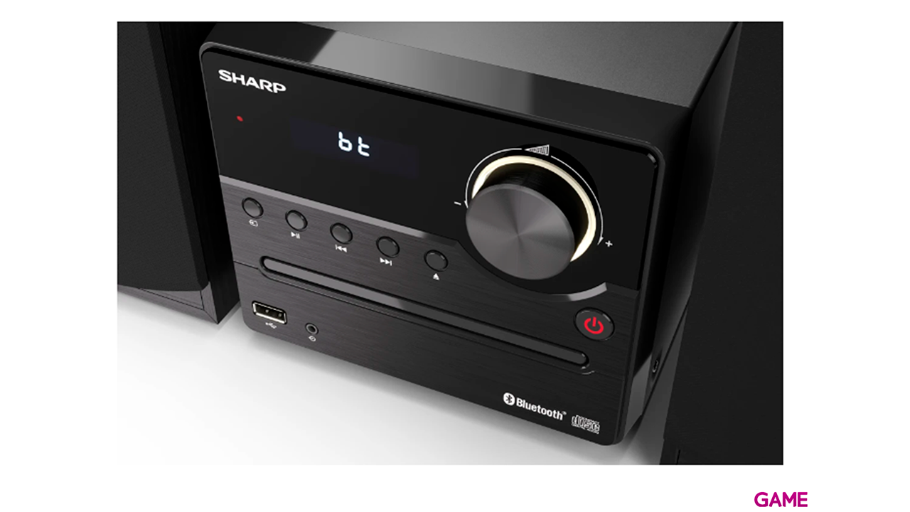 Sharp XL-B512BK Micro Sound System 45w Negro - Microcadena-3