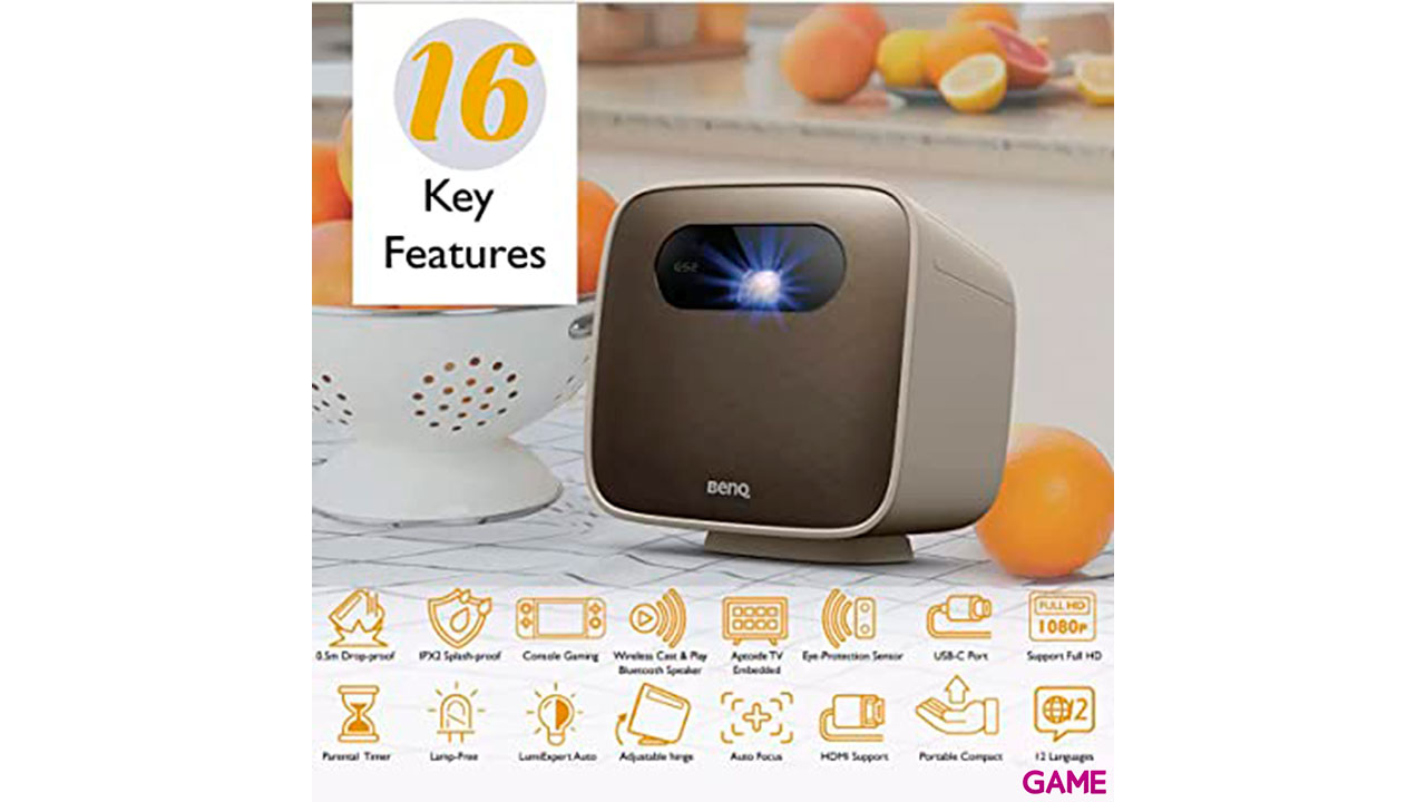 Benq GS2 Mobile - 720p - 500 ANSI - 100.000:1 - Proyector-1