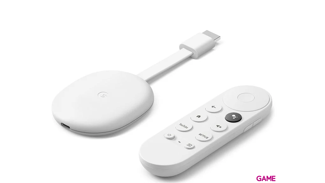 Google Chromecast With Google TV 4K UHD Android Blanco-0