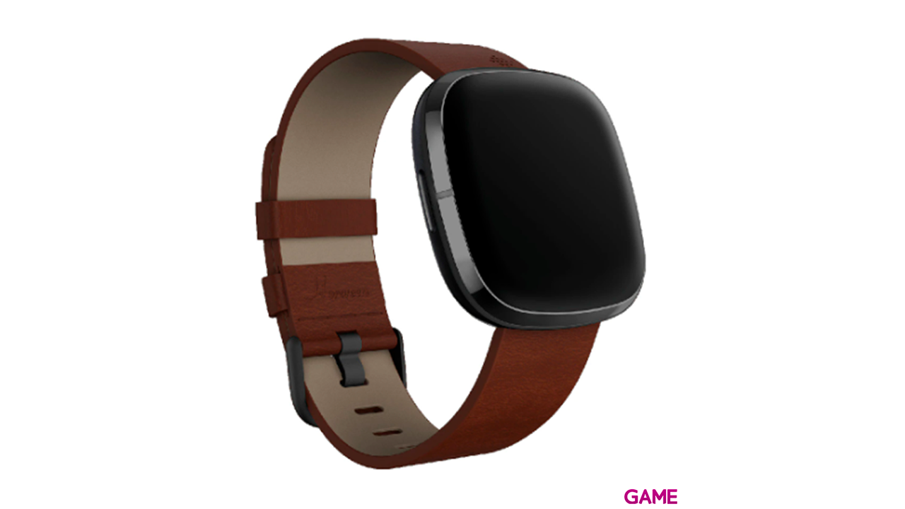 Fitbit Versa 3 Cuero Caoba - Correa-2