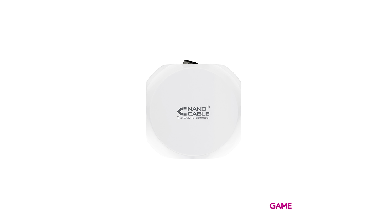 Nanocable 3 Enchufes 4 USB - 2 USB A + 2 USB-C - Carga Inalambrica Interruptor - Regleta-3