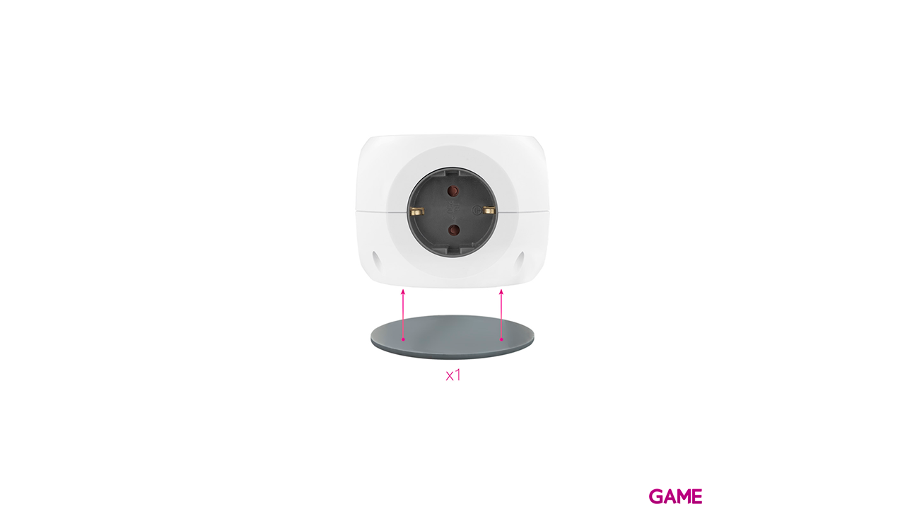 Nanocable 3 Enchufes 4 USB - 2 USB A + 2 USB-C - Carga Inalambrica Interruptor - Regleta-6