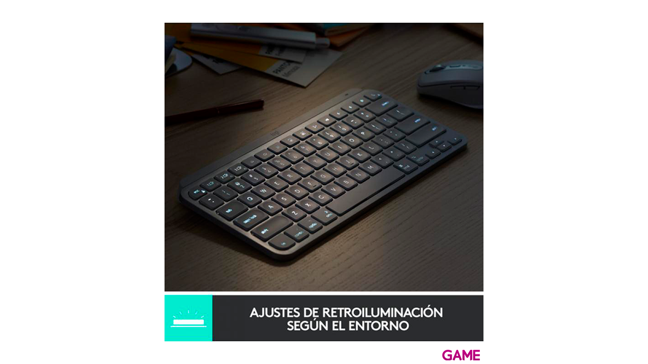 Logitech MX Keys Mini RF Wireless + Bluetooth - Teclado-3