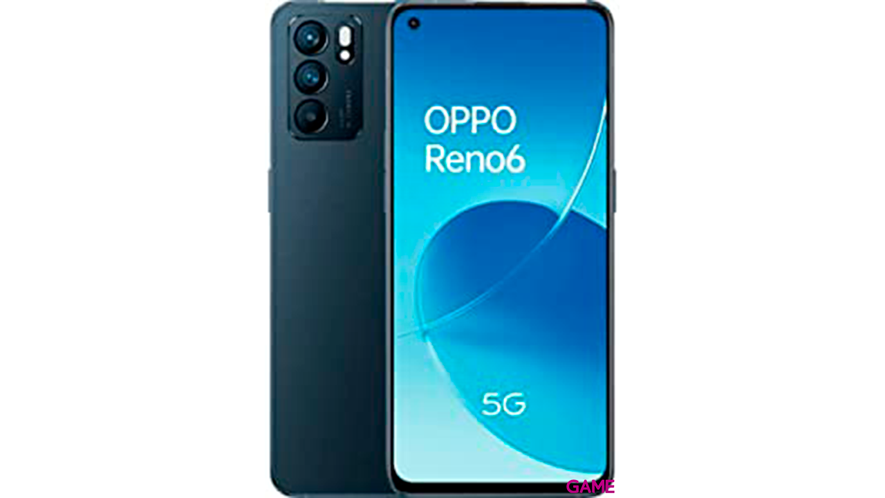 OPPO Reno 6 128GB Negro - Telefono Movil-0