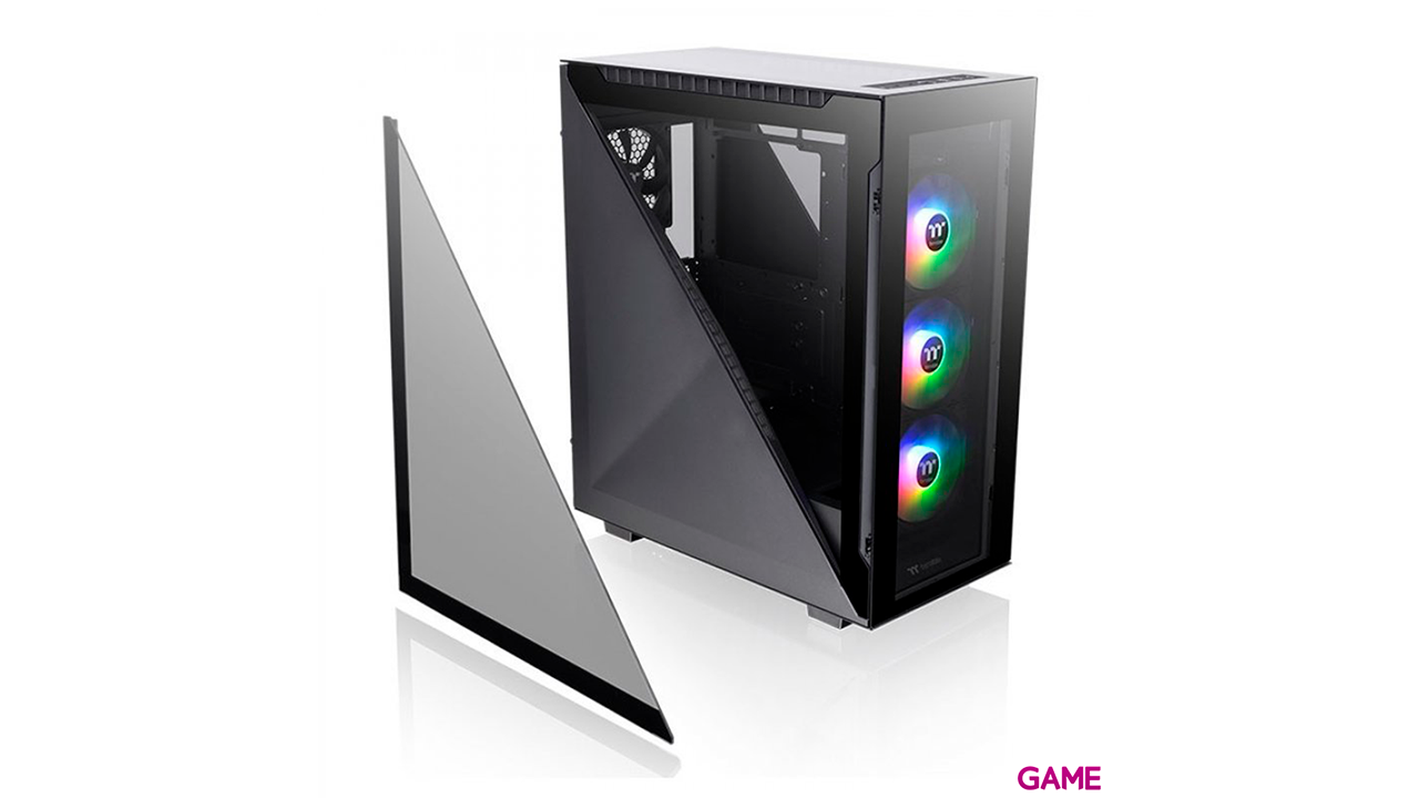 Thermaltake Divider 500 TG ARGB Midi Tower Negro - Caja Ordenador-4