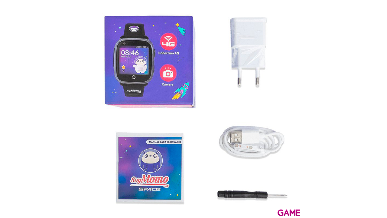 SoyMomo Space 4G Negro - Reloj Inteligente-3