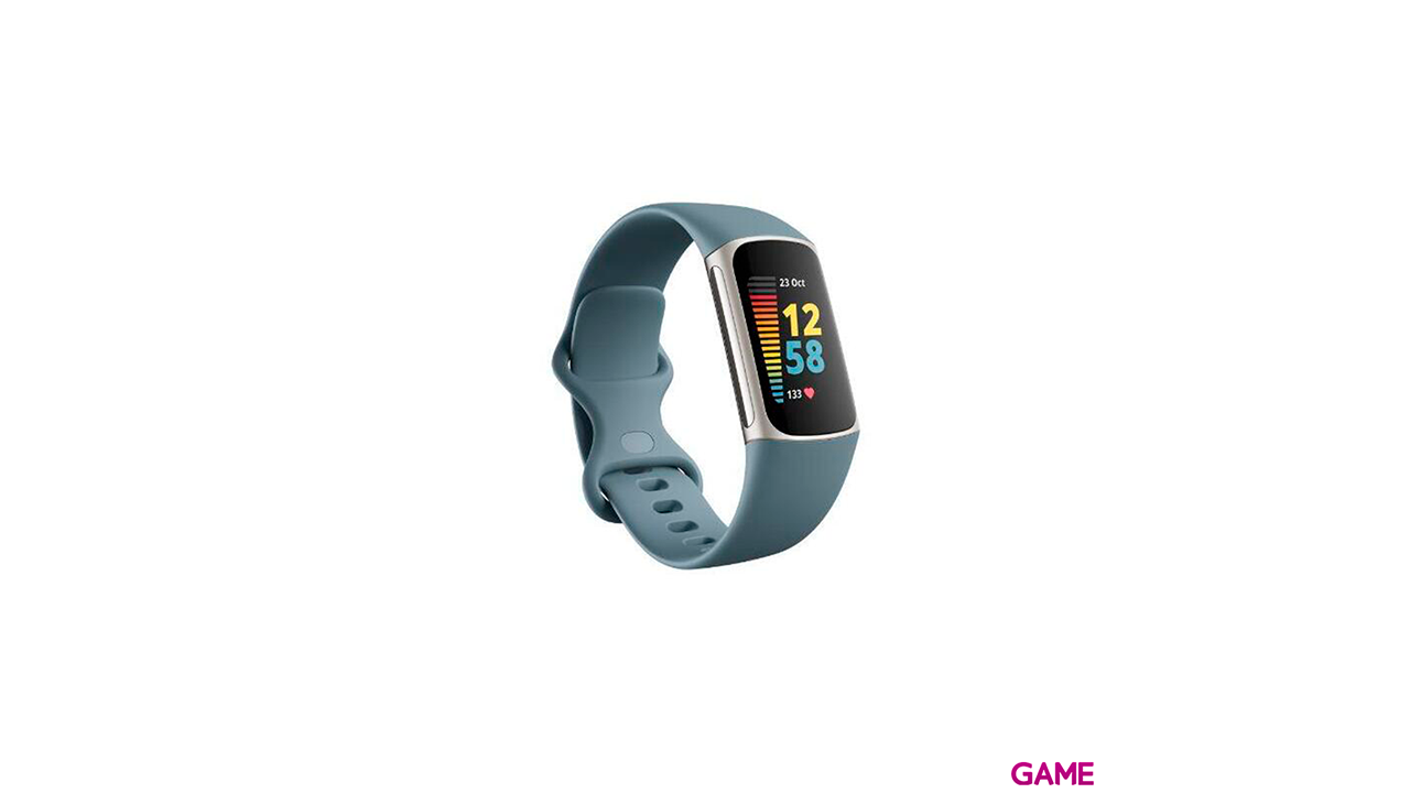 Fitbit Charge 5 Azul Acero Inoxidable - Pulsera Actividad-0