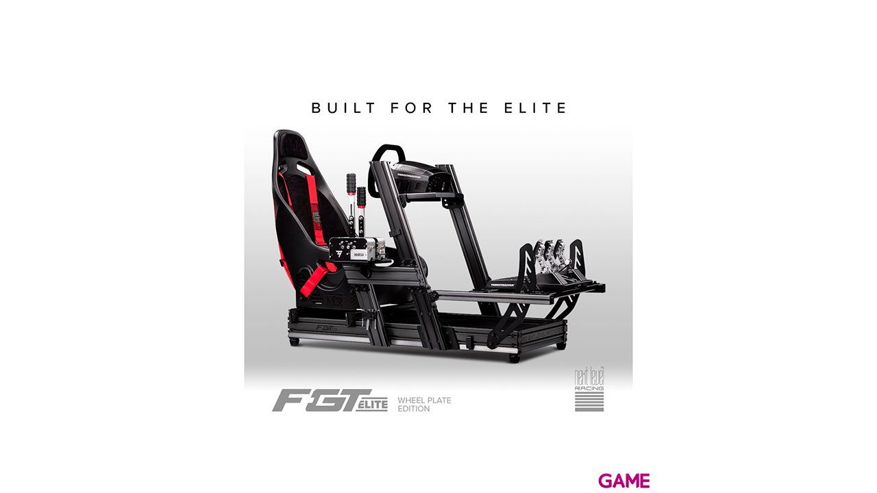 Next Level Racing F-GT Elite Aluminium Simulator Cockpit Wheel Plate Edition - Accesorio Simulacion-1