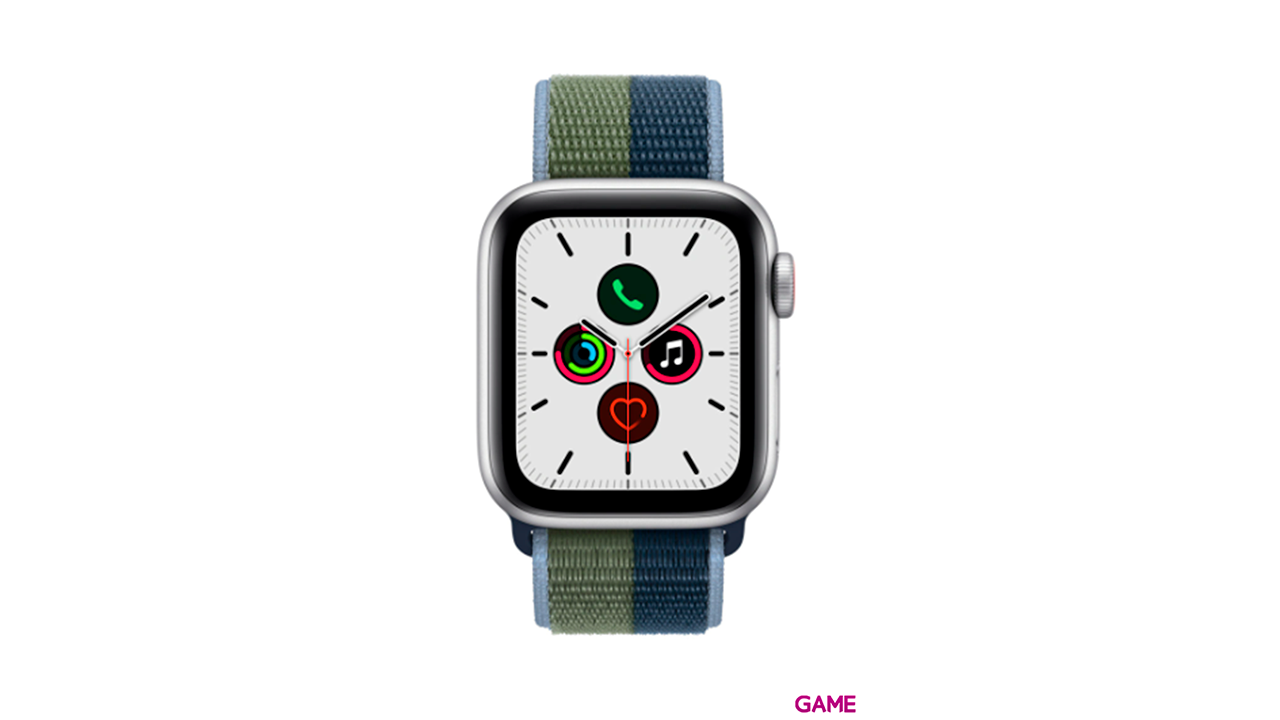 Apple Watch SE 40 mm OLED 4G Plata GPS- Reloj Inteligente-1