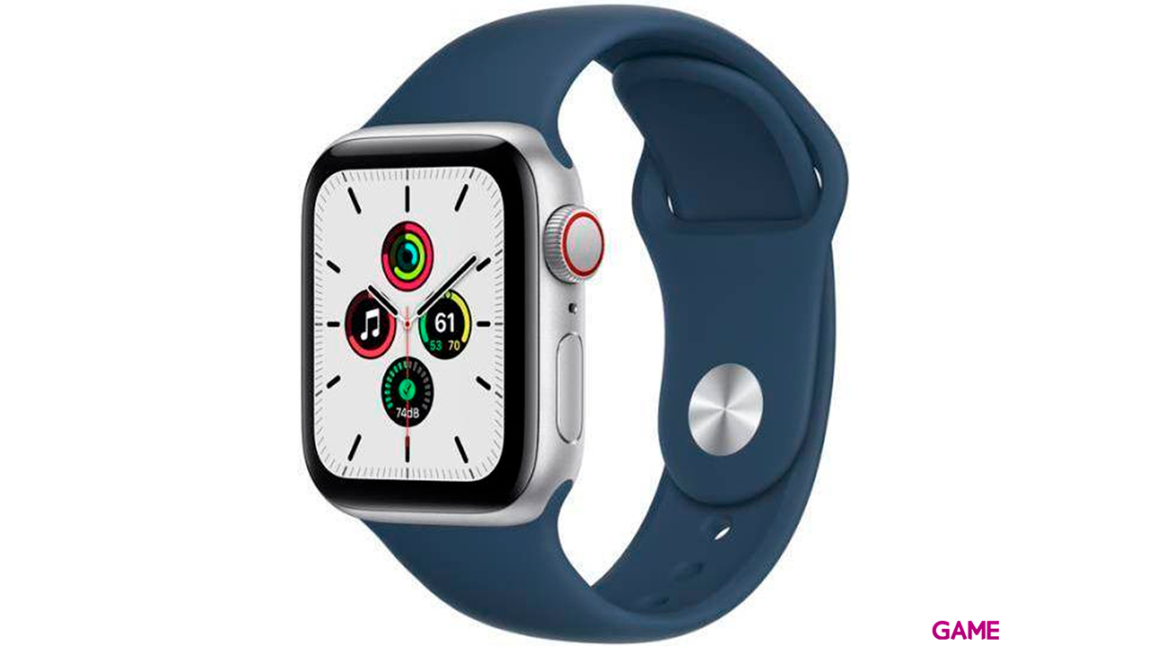 Apple Watch SE 44mm OLED 4G GPS Plata - Reloj Inteligente-0