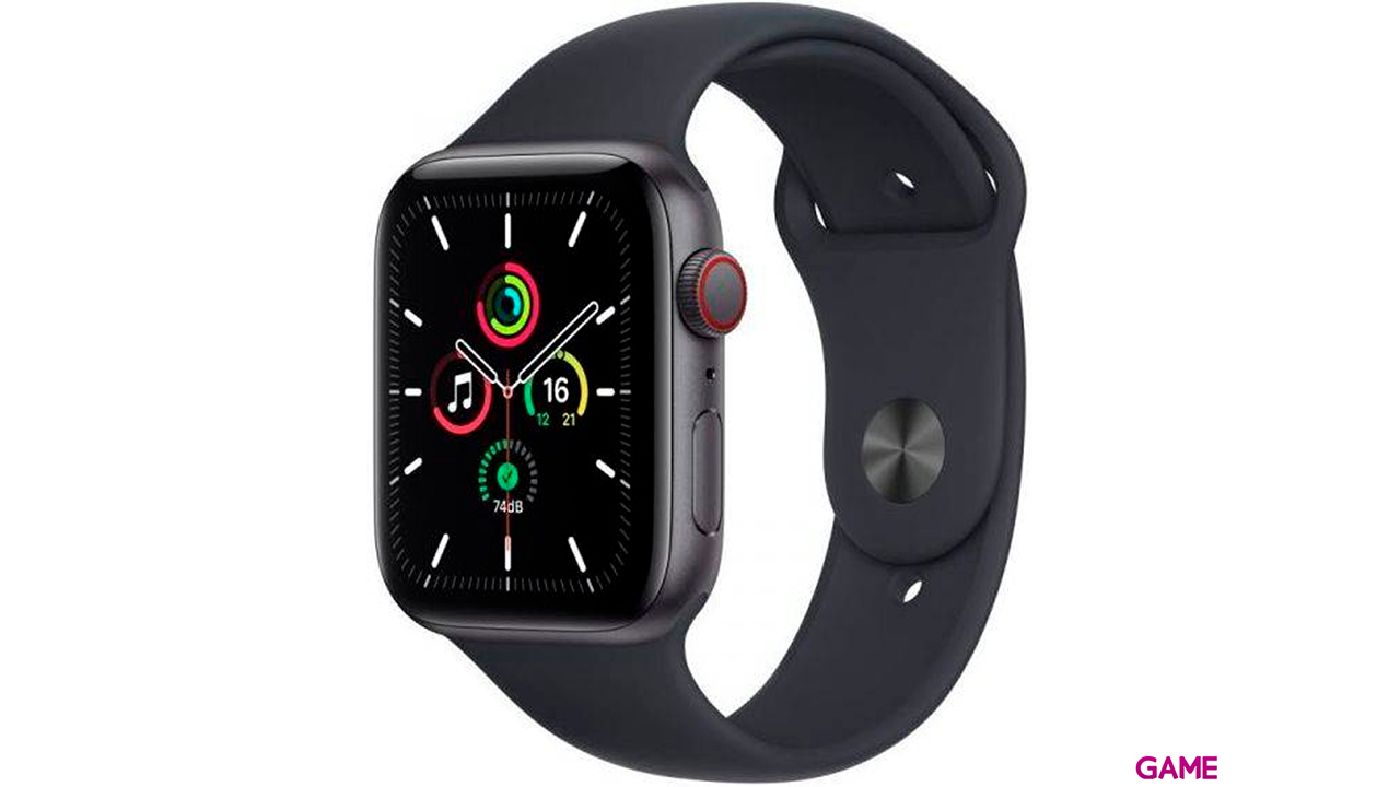 Apple Watch SE 44mm OLED 4G GPS Gris - Reloj Inteligente-0