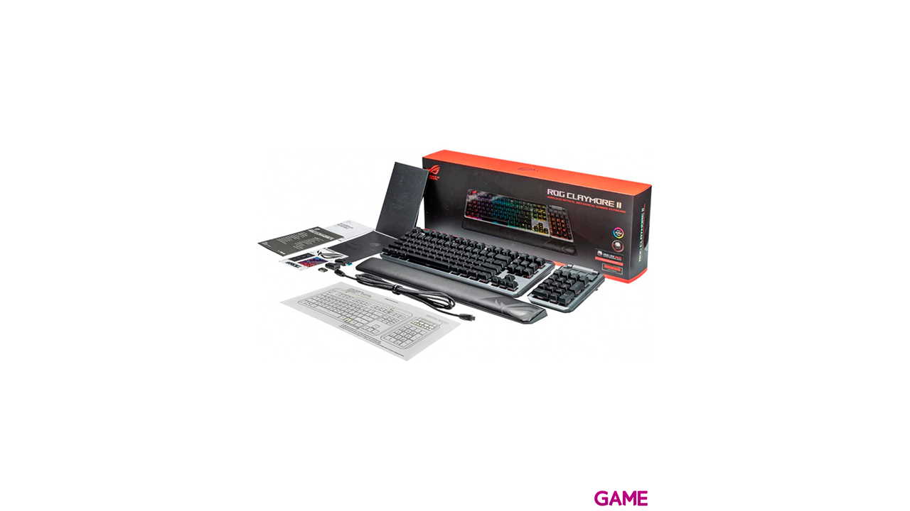 ASUS ROG Claymore II Inalambrico + USB Negro - Teclado Gaming-1