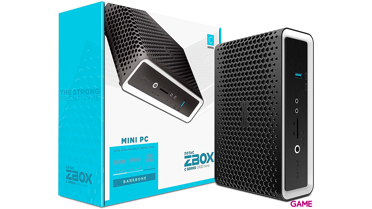 Zotac ZBOX CI622 nano 1,8 l tamaño PC Negro - Ordenador Mini Barebone-3