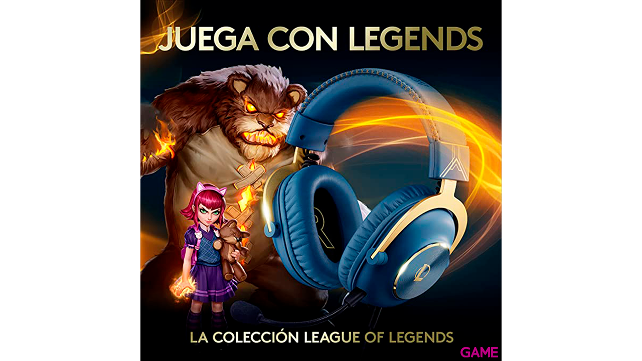 Logitech G Pro X Gaming Headset League of Legends Edition - LOL-Wave2 - Auriculares Gaming-2