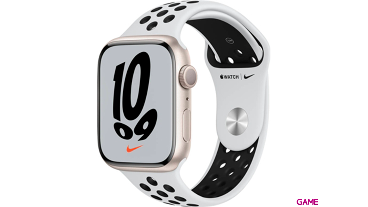 Apple Watch Nike Series 7 45mm OLED Beige GPS - Reloj Inteligente-1
