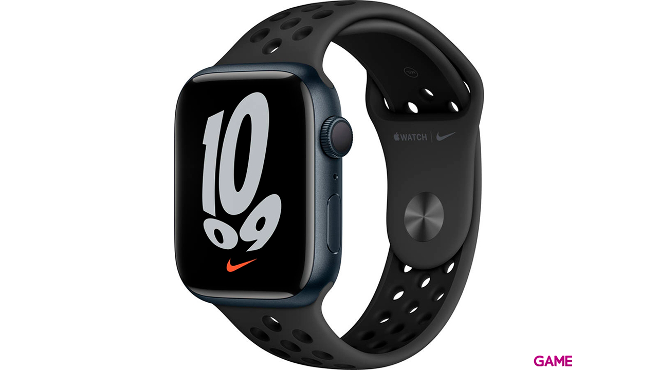 Apple Watch Series 7 Nike 45mm GPS Negro - Reloj Inteligente-1