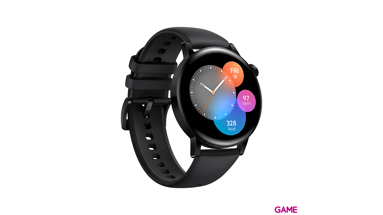 Huawei Watch GT3 42 mm GPS Negro - Reloj Inteligente-0