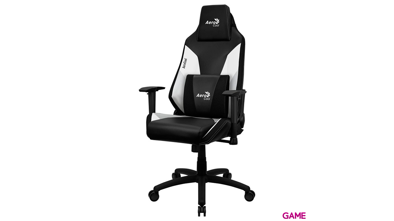 Aerocool Admiral Negro Blanco - Silla Gaming-3