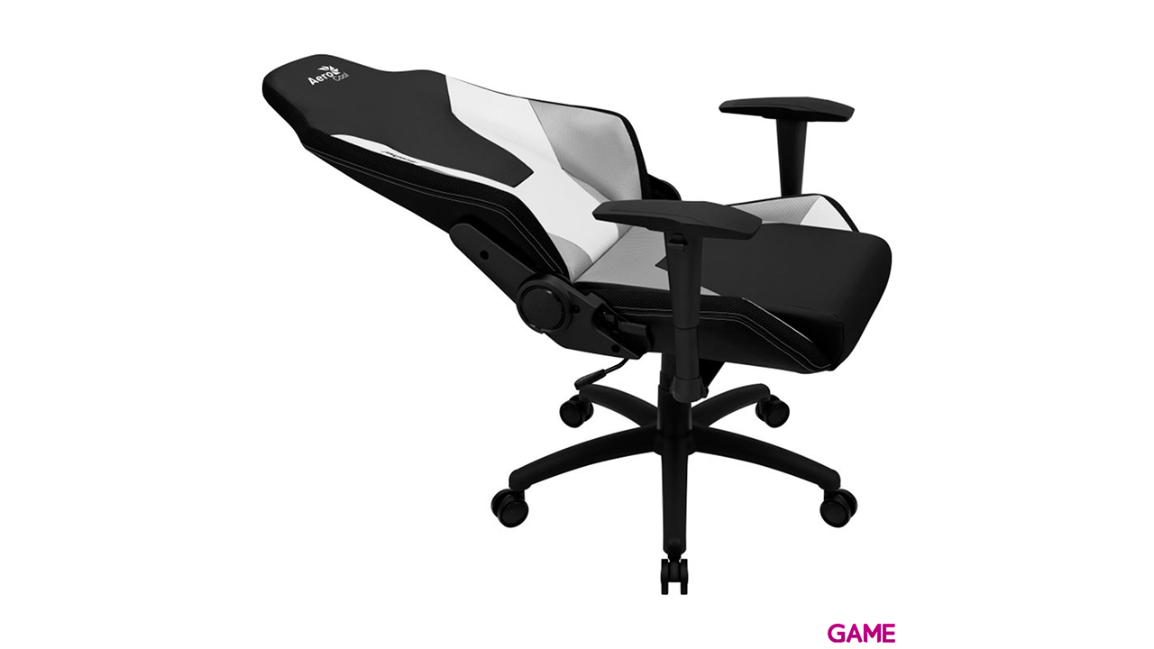 Aerocool Admiral Negro Blanco - Silla Gaming-4