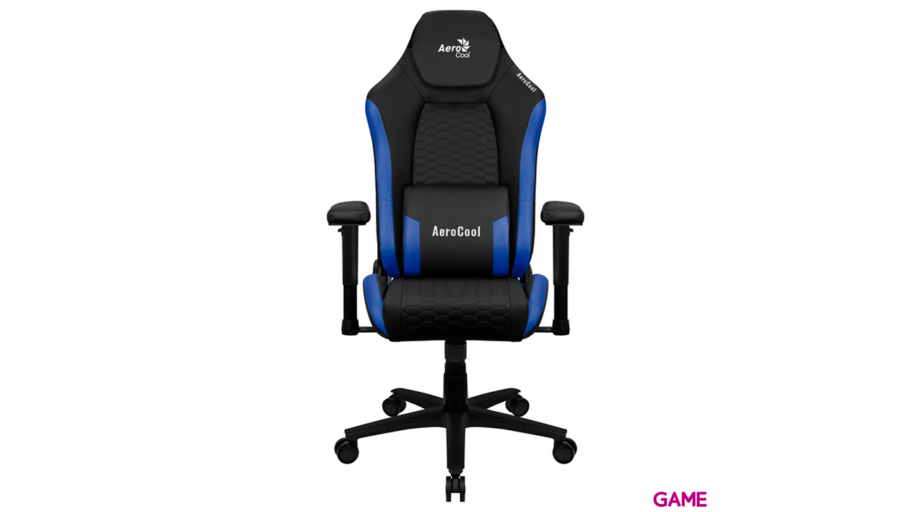 Aerocool CROWNBB Azul - Silla Gaming-0