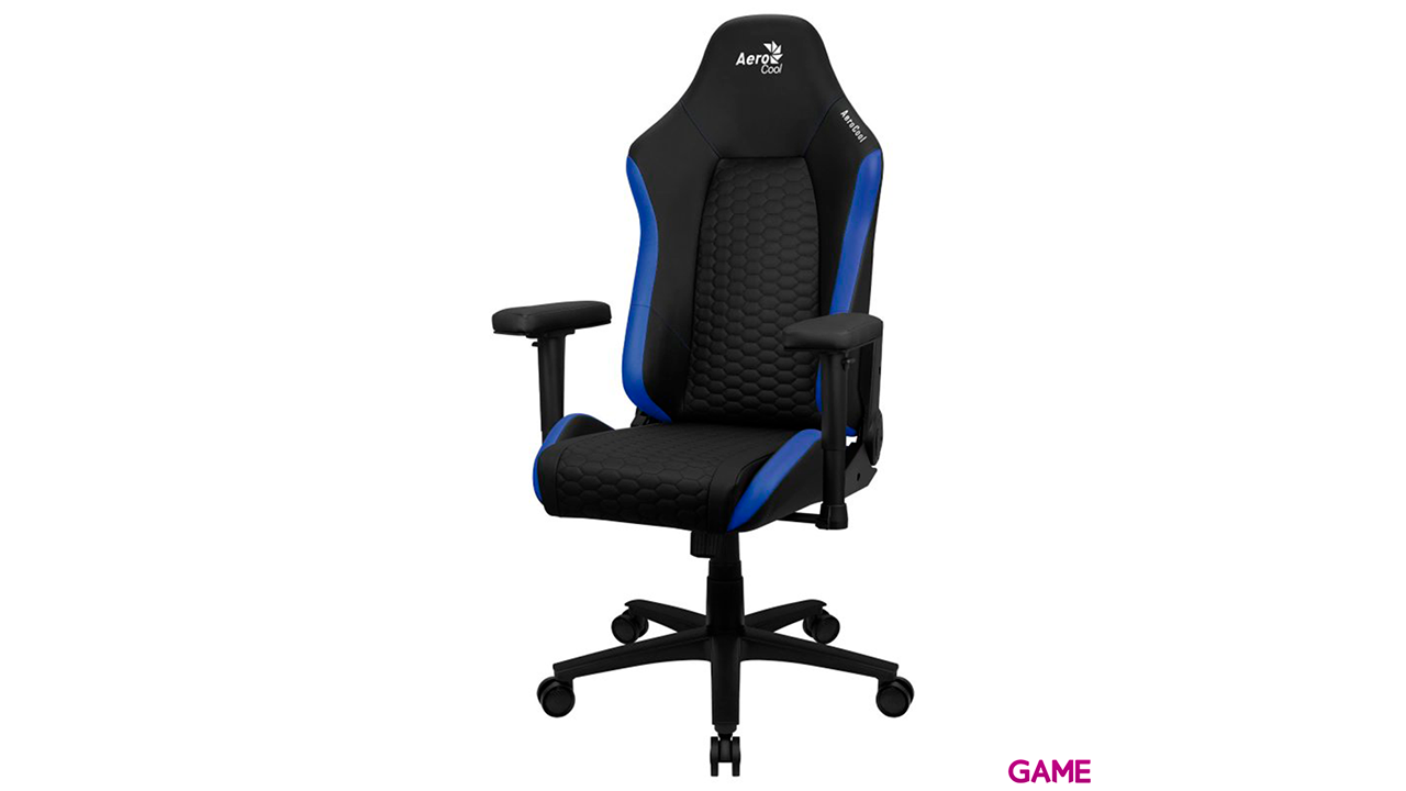 Aerocool CROWNBB Azul - Silla Gaming-1
