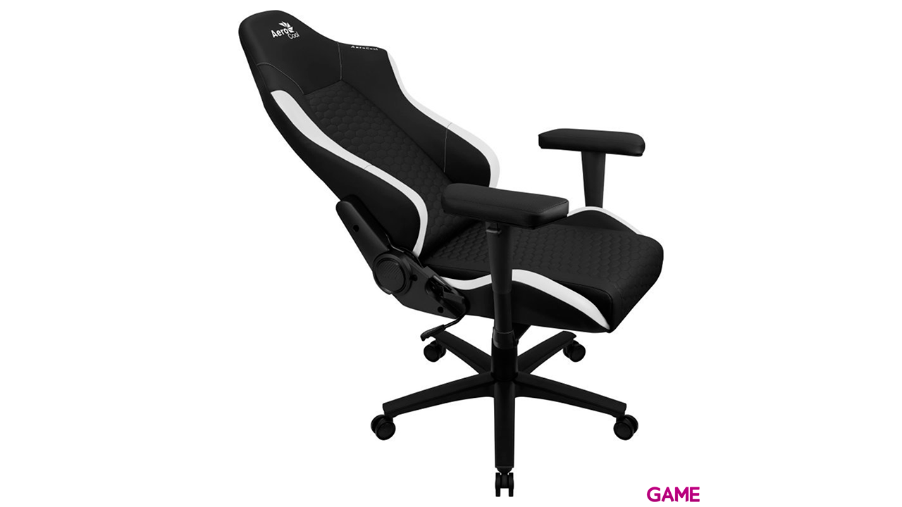 Aerocool CROWNBW Blanco - Silla Gaming-4