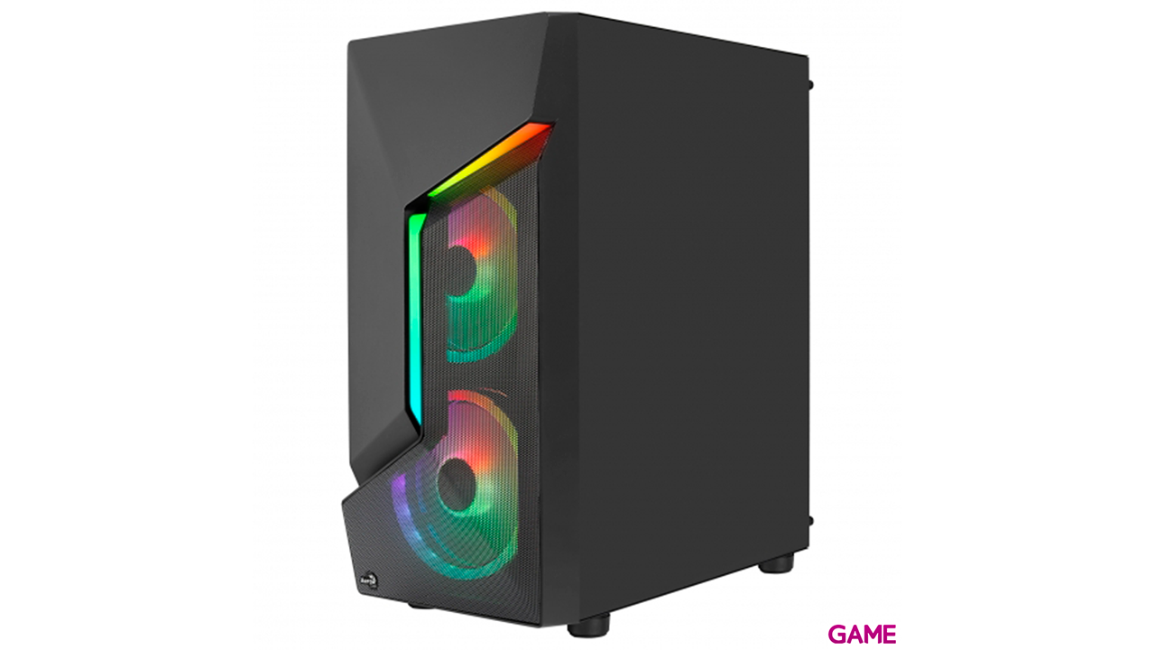 Aerocool Scape V3 ATX Cristal Templado ARGB Negro - Caja Ordenador-2