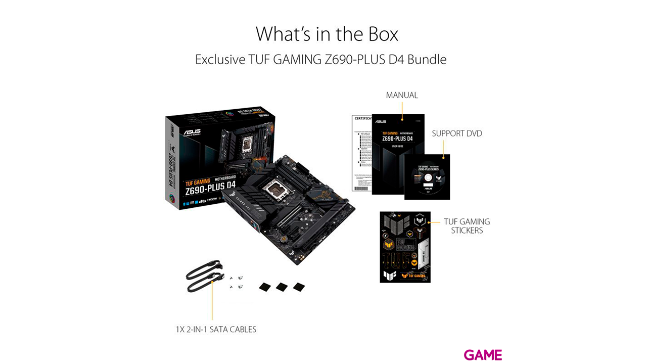 ASUS TUF Gaming Z690-PLUS D4 Intel Z690 ATX - Placa Base-2