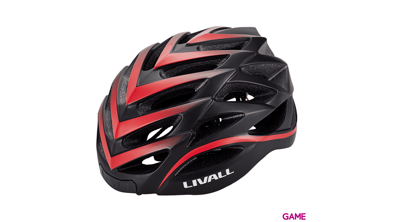 Livall Bling BH62 Negro Rojo - Casco-0