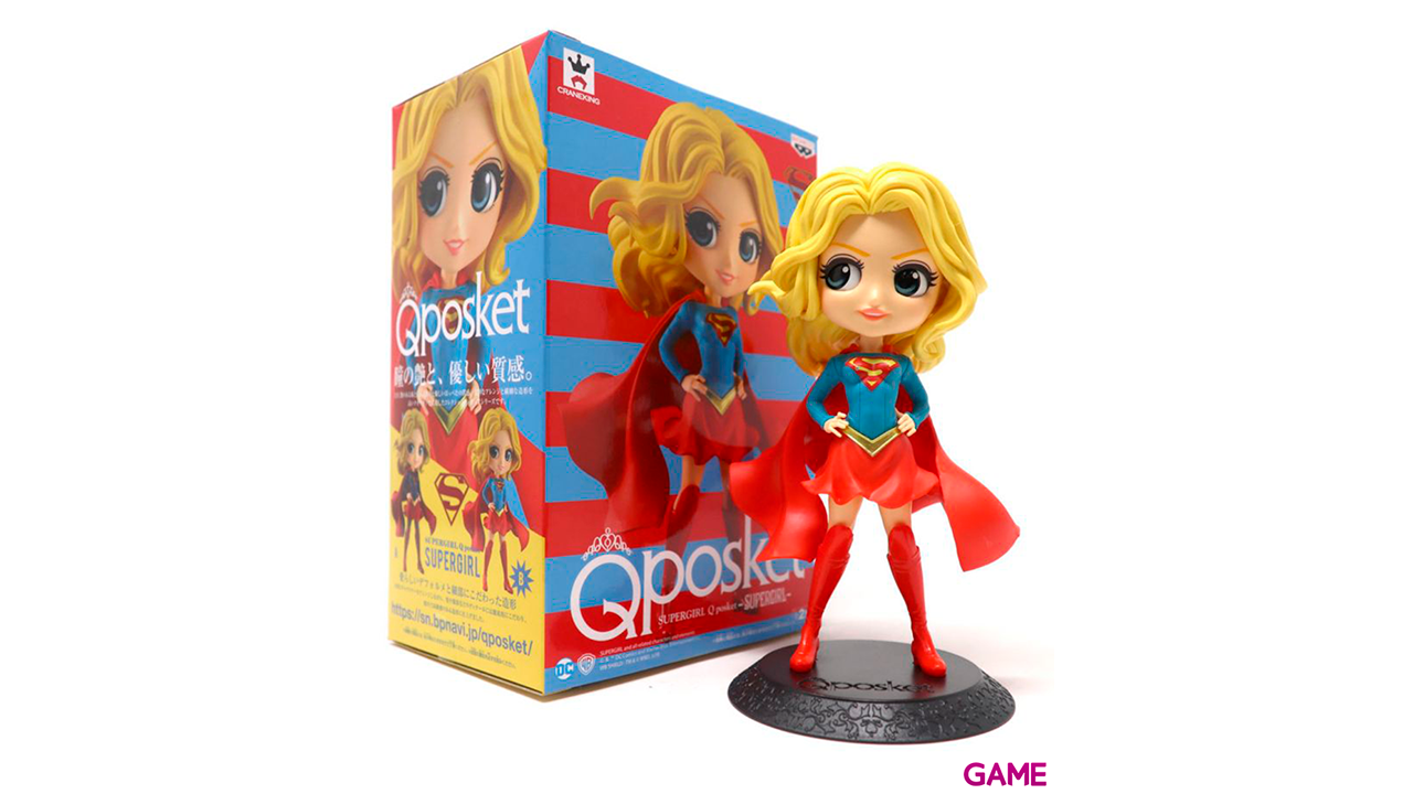 Figura Supergirl DC Comics Q Posket B 14cm-3