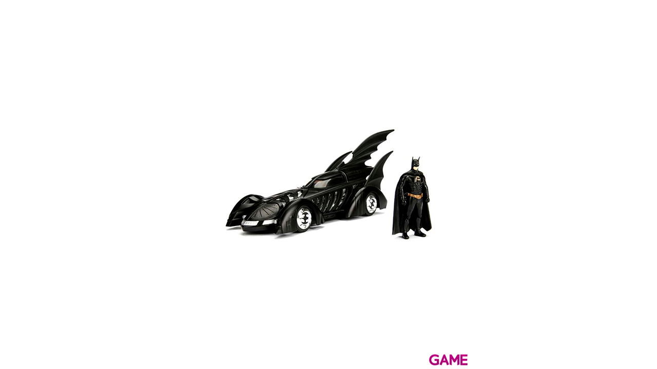 Set figura + coche Batmovil metal Batman Forever DC Comics-4