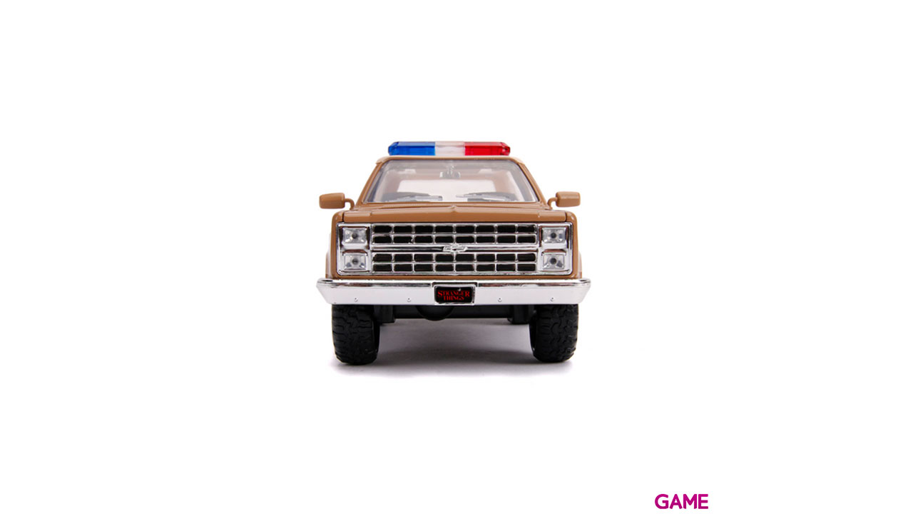 Figura Coche metal Chevy K5 Blaze 1980 Stranger Things + placa-4
