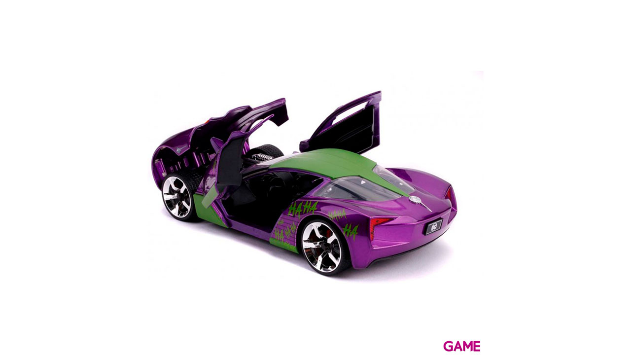 Figura coche Chevy Corvette Stingray 2009 Joker DC comics-5