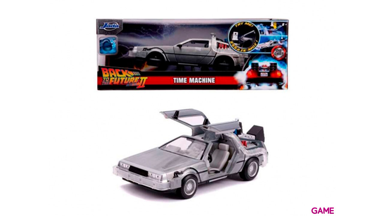 Figura Coche metal Time Machine DLorean Regreso al Futuro-0