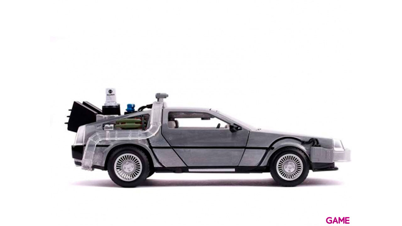Figura Coche metal Time Machine DLorean Regreso al Futuro-1