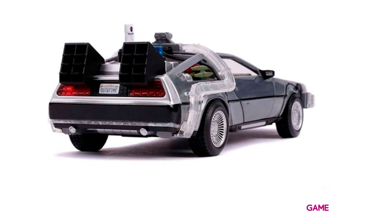 Figura Coche metal Time Machine DLorean Regreso al Futuro-3