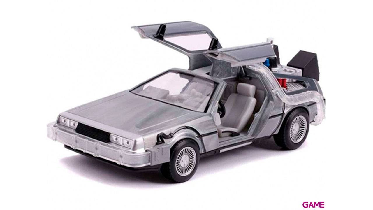Figura Coche metal Time Machine DLorean Regreso al Futuro-4
