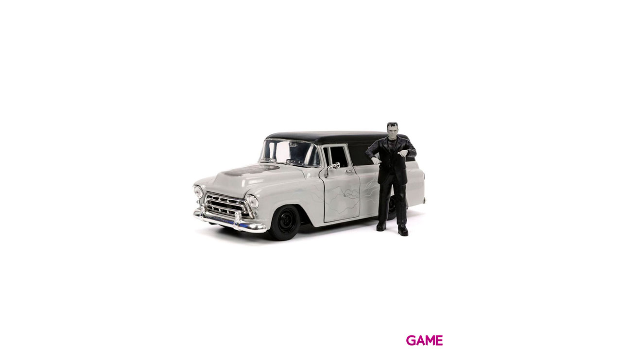 Figura + coche Chevy Suburban Delivery 1957 Frankenstein-6