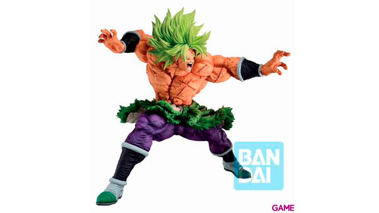 Figura Ichibansho Super Saiyan Broly Full Power Back To The Film Dragon Ball 23cm-0