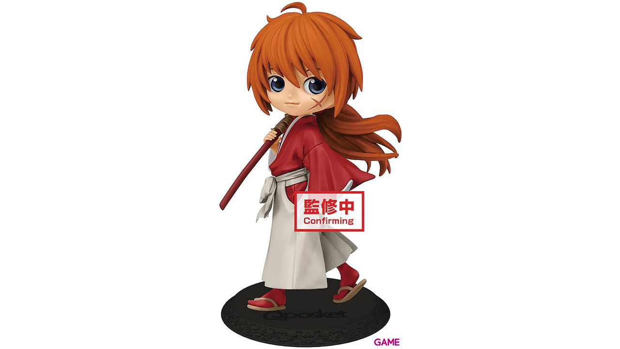 Figura Kenshin Himura Rurouni Kenshin Meiji Swordsman Romantic Story Q Posket A 14cm-0