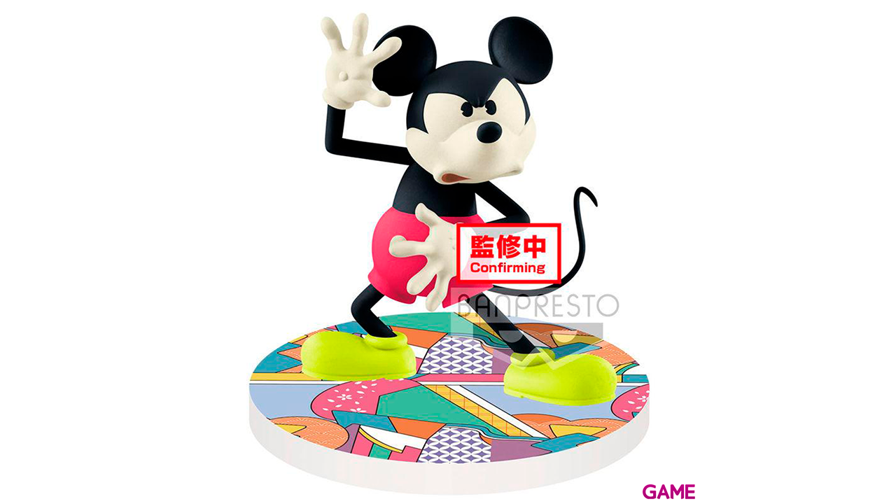Figura Mickey Mouse Disney Touch Japonism Q Posket A 10cm-0