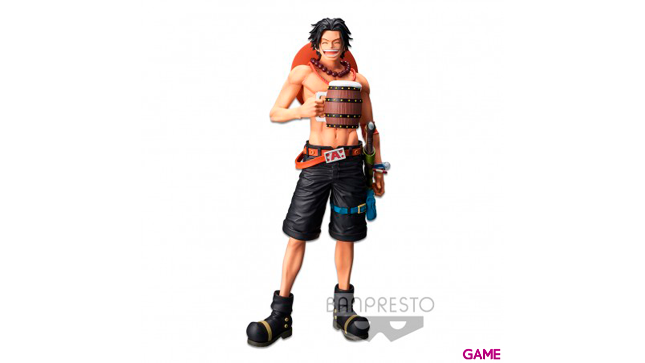 Figura Portgas D Ace Grandista Nero One Piece 28cm-0