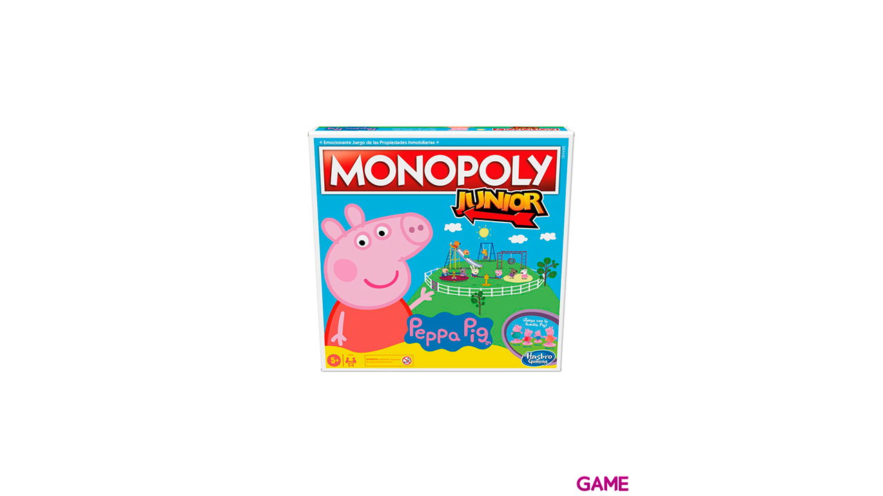 Juego Monopoly Junior Peppa Pig-0